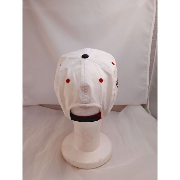 Adidas DC United Hat Cap MLS Team Logo Two-tone Adjustable Snapback Red / White - Picture 3 of 5